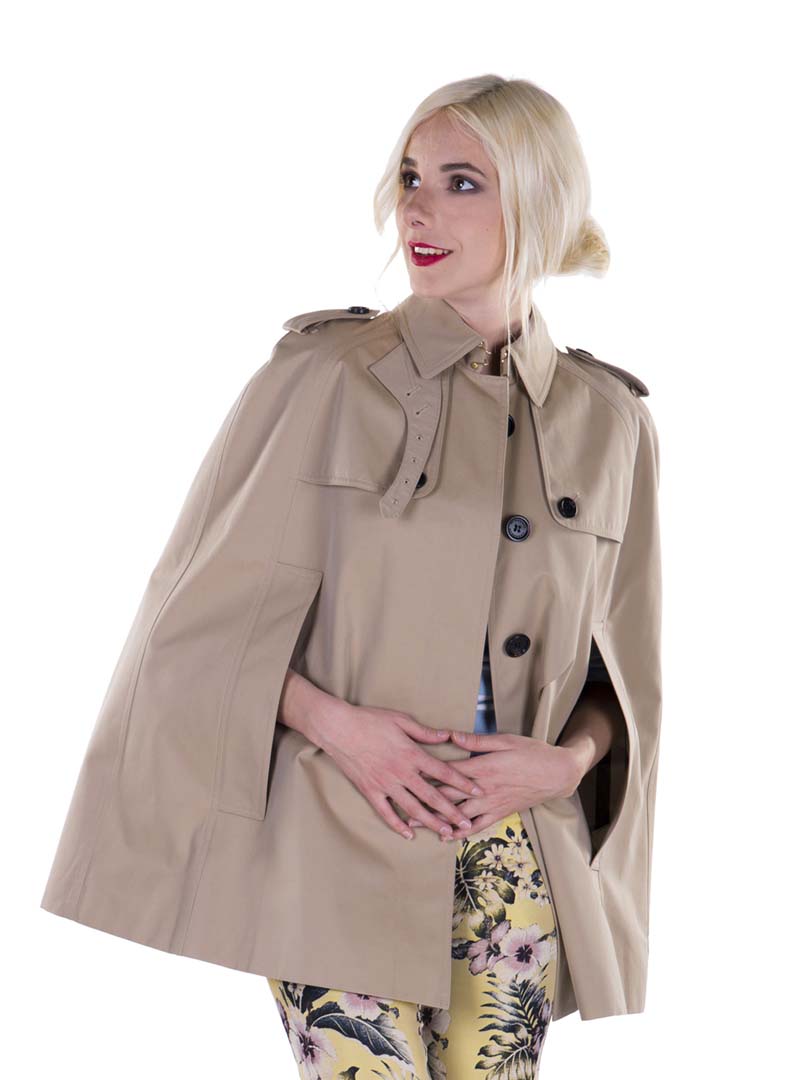 Burberry cape coat top